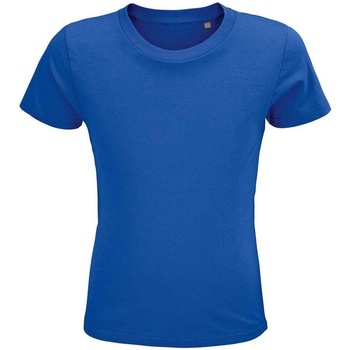 textil Børn T-shirts m. korte ærmer Sols 3580 Blå