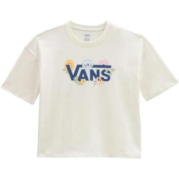 textil Dame T-shirts m. korte ærmer Vans  Hvid