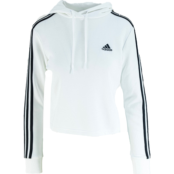 textil Dame Sweatshirts adidas Originals Essentials 3-Stripes Cropped Hvid