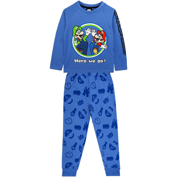 textil Dreng Pyjamas / Natskjorte Super Mario  Grøn