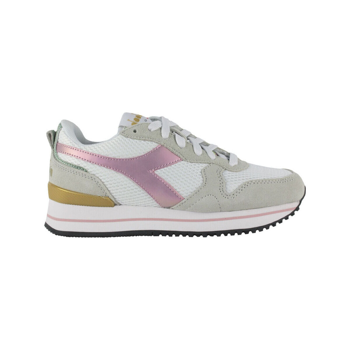 Sko Dame Sneakers Diadora 101.178330 01 C3113 White/Pink lady Hvid