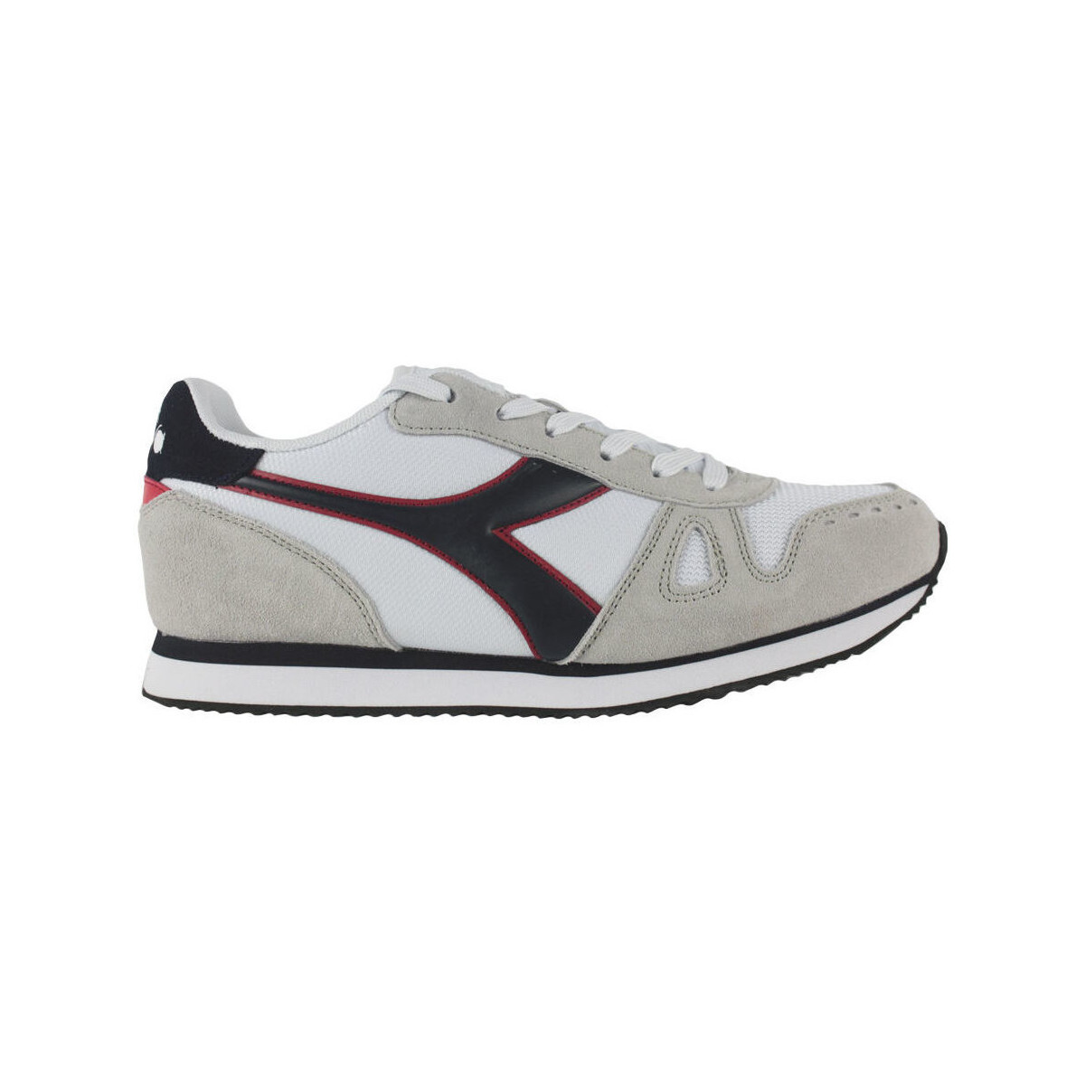 Sko Herre Sneakers Diadora SIMPLE RUN C9304 White/Glacier gray Hvid