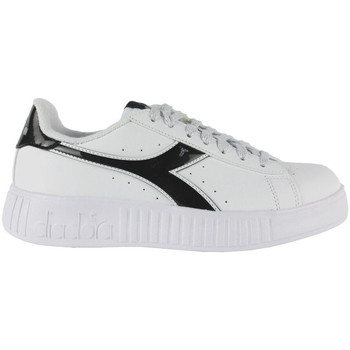 Sko Dame Sneakers Diadora 101.178335 01 C1145 White/Black/Silver Hvid
