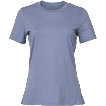 textil Dame T-shirts m. korte ærmer Bella + Canvas BE6400 Blå