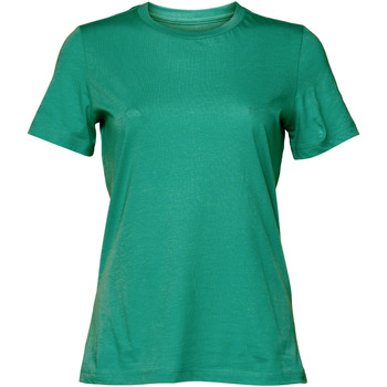textil Dame T-shirts m. korte ærmer Bella + Canvas BE6400 Blå
