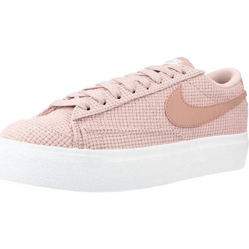 Sko Dame Sneakers Nike W BLAZER LOW PLATFORM Pink