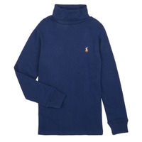 textil Dreng Langærmede T-shirts Polo Ralph Lauren 323898989001 Marineblå