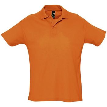textil Herre Polo-t-shirts m. korte ærmer Sols SUMMER II - POLO HOMBRE MANGA CORTA Orange
