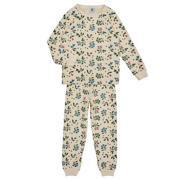textil Pige Pyjamas / Natskjorte Petit Bateau CINGU Flerfarvet