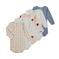 textil Børn Pyjamas / Natskjorte Petit Bateau LOT 5 BODY Flerfarvet