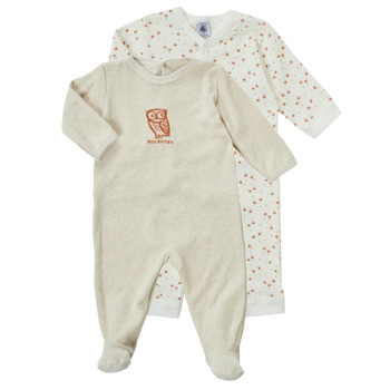 textil Børn Pyjamas / Natskjorte Petit Bateau LOT CHARLI Flerfarvet