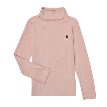 textil Pige Langærmede T-shirts Petit Bateau CASINO Pink