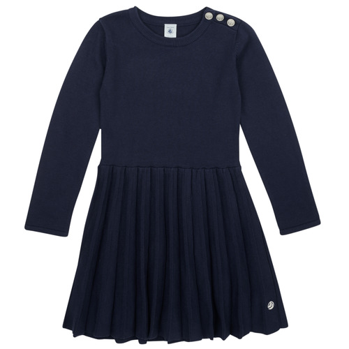 textil Pige Korte kjoler Petit Bateau CORNILLE Marineblå