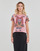 textil Dame T-shirts m. korte ærmer Desigual FLOWER Pink