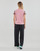 textil Dame T-shirts m. korte ærmer Desigual FLOWER Pink