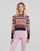 textil Dame Pullovere Desigual ASPEN Pink / Flerfarvet