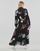 textil Dame Lange kjoler Desigual KASSANDRA Sort / Flerfarvet