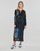 textil Dame Lange kjoler Desigual DOTS Sort / Hvid / Blå