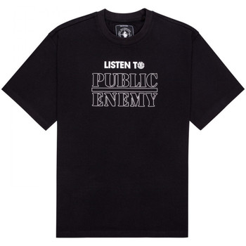 textil Herre T-shirts & poloer Element Pexe listen to Sort