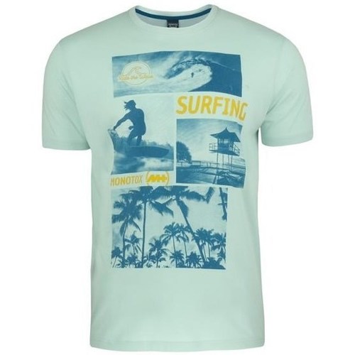 textil Herre T-shirts m. korte ærmer Monotox Surf Grøn
