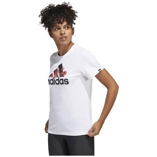 textil Dame T-shirts m. korte ærmer adidas Originals Iwd GT Hvid