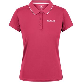 textil Dame Polo-t-shirts m. lange ærmer Regatta  Rød