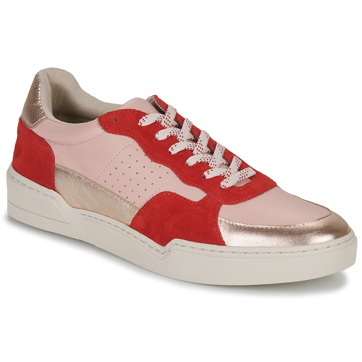Sko Dame Lave sneakers Fericelli DAME Pink / Rød