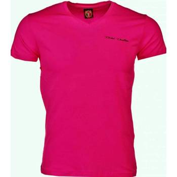 textil Herre T-shirts m. korte ærmer David Copper 6694332 Pink