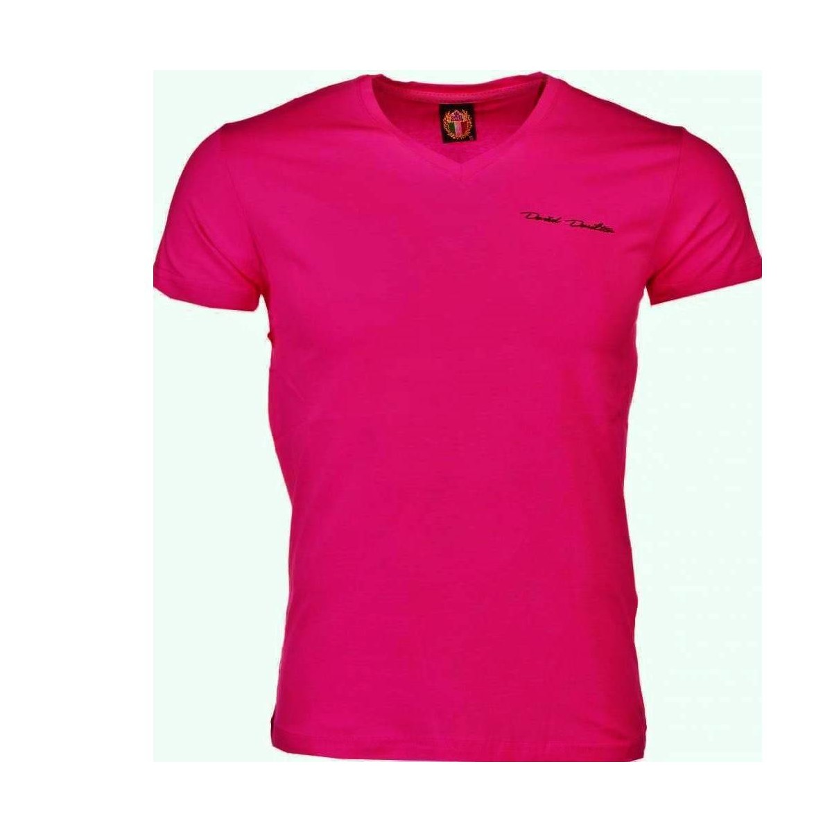 textil Herre T-shirts m. korte ærmer David Copper 6694332 Pink