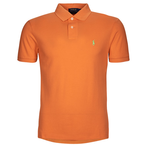 textil Herre Polo-t-shirts m. korte ærmer Polo Ralph Lauren POLO AJUSTE SLIM FIT EN COTON BASIC MESH Orange