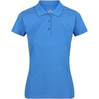 textil Dame Polo-t-shirts m. lange ærmer Regatta  Blå