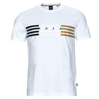 textil Herre T-shirts m. korte ærmer BOSS Tiburt 332 Hvid
