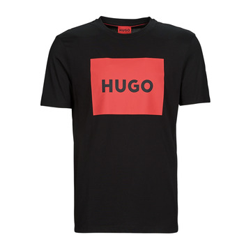 textil Herre T-shirts m. korte ærmer HUGO Dulive222 Sort / Rød