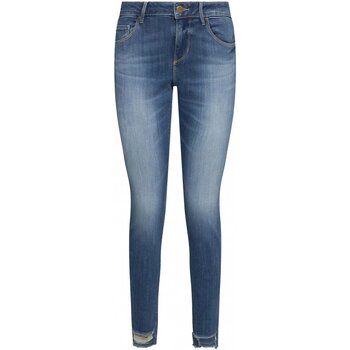 textil Dame Smalle jeans Guess W2RA99 D4KM2 Blå