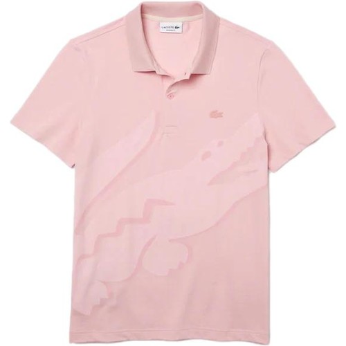 textil Herre Polo-t-shirts m. korte ærmer Lacoste POLO ROSA HOMBRE REGULAR   PH2049 Pink
