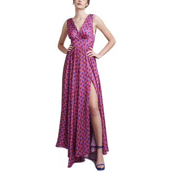 textil Dame Lange kjoler Feleppa  Violet