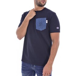 textil Herre T-shirts m. korte ærmer Champion 214627 BS501 Blå