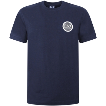 textil Herre T-shirts & poloer Ea7 Emporio Armani 3LPT13 PJ5MZ Blå