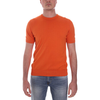 textil Herre T-shirts & poloer Borgoni Milano 800 BERLINO Orange