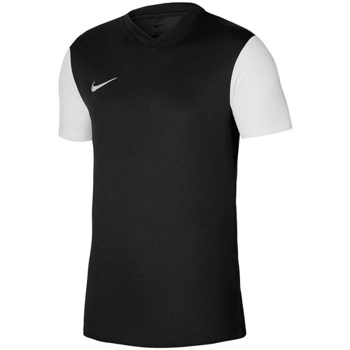 textil Herre T-shirts m. korte ærmer Nike Drifit Tiempo Premier 2 Sort, Hvid