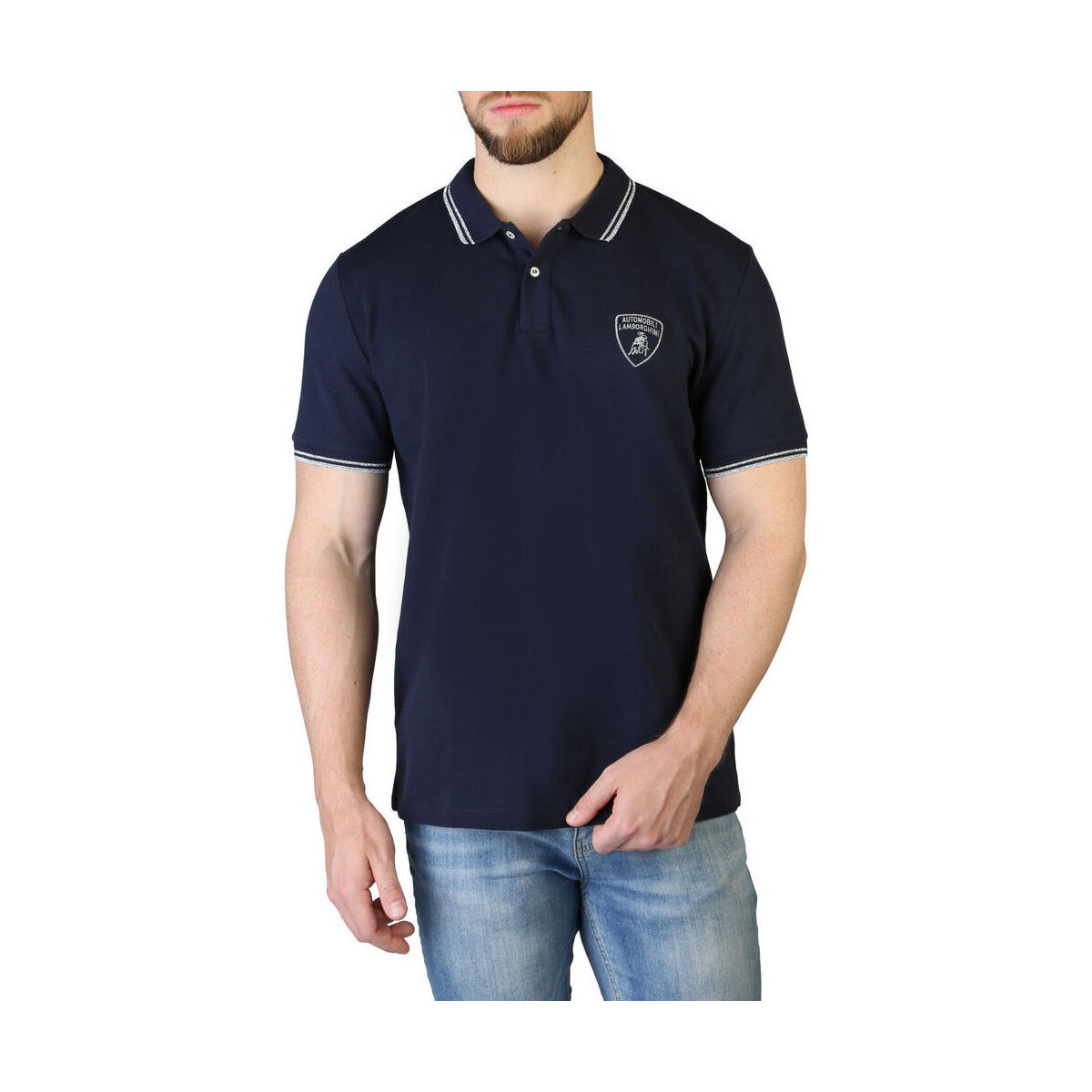 textil Herre Polo-t-shirts m. korte ærmer Lamborghini - b3xvb7tu Blå