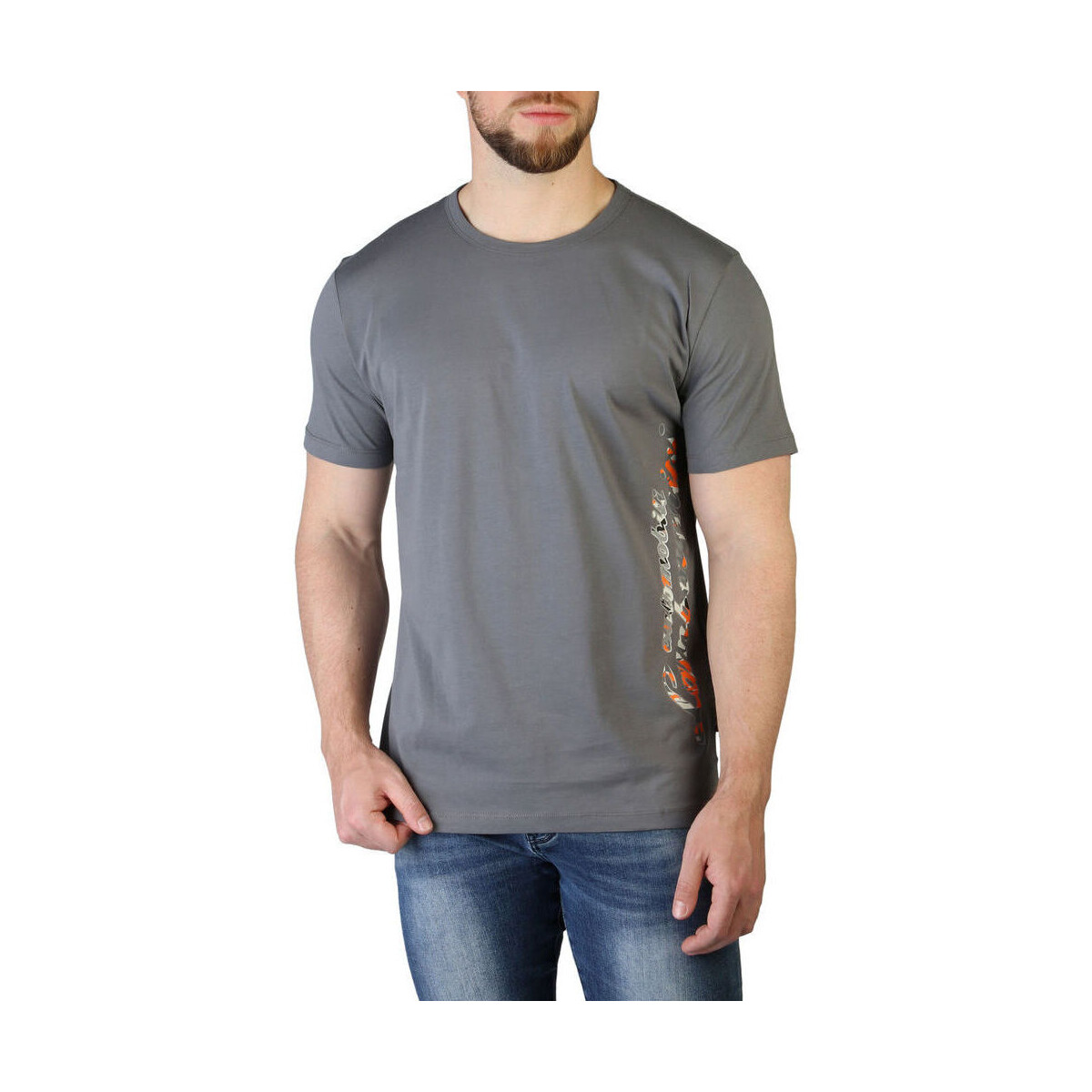 textil Herre T-shirts m. korte ærmer Lamborghini - b3xvb7t0 Grå