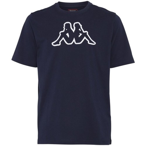 textil Herre T-shirts m. korte ærmer Kappa 303HZ70821 Marineblå