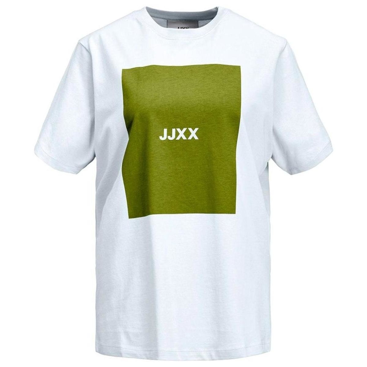 textil Dame T-shirts m. korte ærmer Jjxx  Hvid