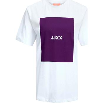 textil Dame T-shirts m. korte ærmer Jjxx  Hvid