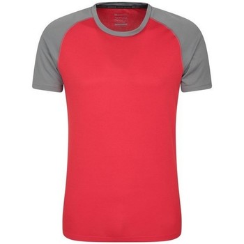 textil Herre Langærmede T-shirts Mountain Warehouse  Rød