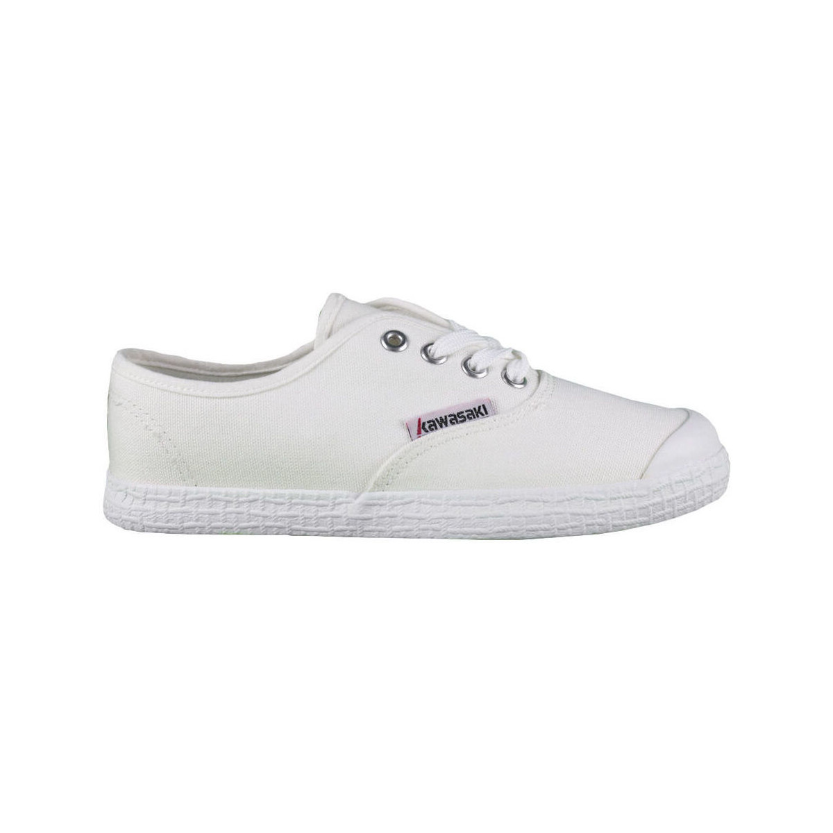 Sko Herre Sneakers Kawasaki Base Canvas Shoe K202405 1002 White Hvid