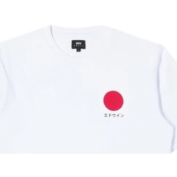 textil Herre T-shirts & poloer Edwin Japanese Sun T-Shirt - White Hvid