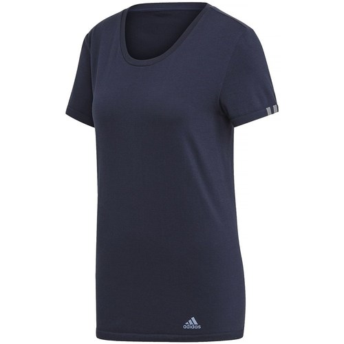 textil Dame T-shirts m. korte ærmer adidas Originals 257 Tee Marineblå