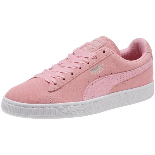 Sko Dame Lave sneakers Puma Suede Galaxy Pink